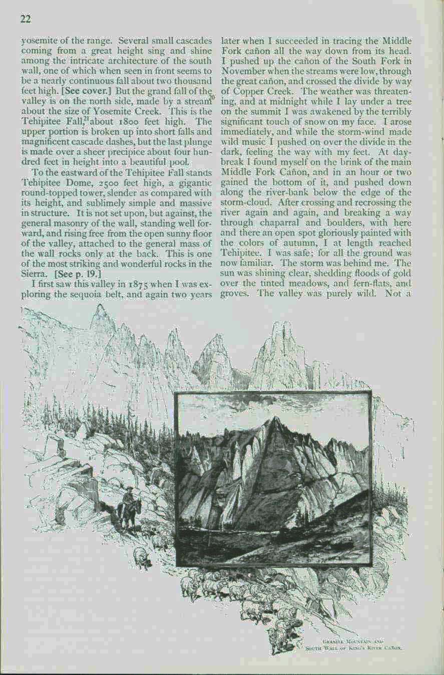 A Rival of the Yosemite: The Ca�on of the South Fork of King's River, California. vist0010k